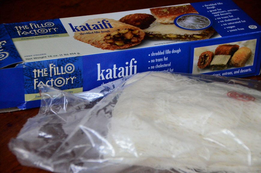 Knafeh dough with box